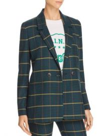 Anine Bing Madeleine Plaid Blazer Women - Bloomingdale s at Bloomingdales