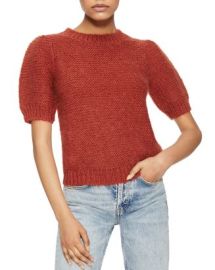 Anine Bing Nicolette Puff-Sleeve Pullover Sweater Bloomingdales at Bloomingdales