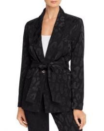 Anine Bing Tate Tie-Belt Printed Blazer Women - Bloomingdale s at Bloomingdales