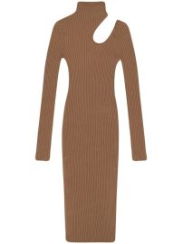 Anine Bing Victoria Cut Out Midi Dress at Farfetch