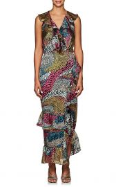 Anita Dot Devore Dress by Saloni at Barneys