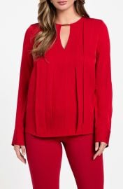 Anita Keyhole Pleated Top at Nordstrom