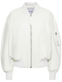 Anja napa leather bomber jacket - The Attico - Women Luisaviaroma at Luisaviaroma