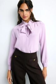 Ann Mashburn Tie-Neck Blouse at Rent the Runway