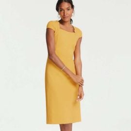 Ann Taylor Cap Sleeve Sheath Dress at Ann Taylor