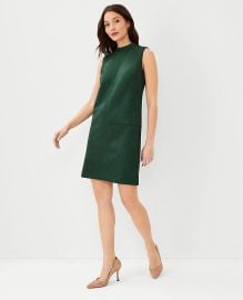 Ann Taylor Faux Suede Shift Dress at Ann Taylor