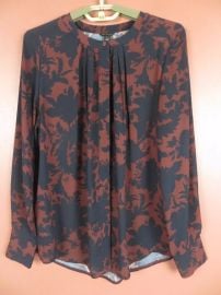 Ann Taylor Floral Blouse at eBay