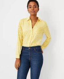 Ann Taylor Geo Essential Shirt at Ann Taylor