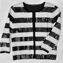 Ann Taylor Jackets amp Coats Ann Taylor Sequin Striped Cardigan Poshmark at Poshmark