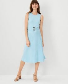 Ann Taylor Petite Belted Sleeveless Sweater Dress at Ann Taylor