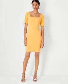 Ann Taylor Scoop Neck Short Sleeve Sheath Dress at Ann Taylor