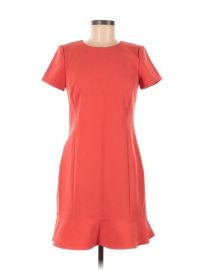 Ann Taylor Women Orange Casual Dress 6 Petites eBay at eBay