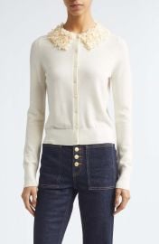 Anna Embellished Wool Cardigan at Nordstrom