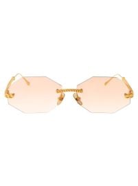 Anna Karin Karlsson Chain Nest Sun Octagonal Sunglasses at Baltini