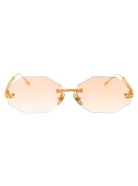 Anna-Karin Karlsson Chain Nest Sun Octagonal Sunglasses italist ALWAYS LIKE A SALE at Italist