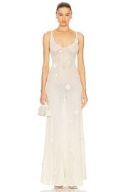 Anna October Astrid Maxi Dress in ivory FWRD at FWRD