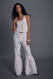 Anna Sui Cottage Rose Lace Pants at Free People