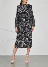 Anna polka-dot silk dress at Harvey Nichols