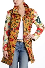 AnnaBeths Anthropologie floral coat at Anthropologie