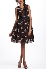 AnnaBeths floral dress at Anthropologie at Anthropologie