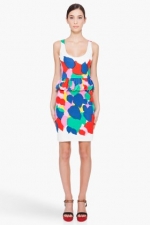 AnnaBeths rainbow Marc Jacobs dress at Ssense