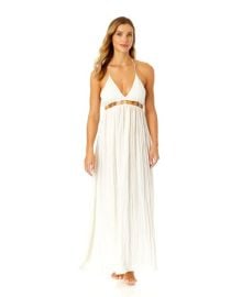 Anne Cole Women\'s V Neck Jewel Maxi Dress With Spaghetti Straps Cover Up at Nordstrom