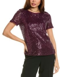 Anne Klein Banded T-shirt ShopSimon at Shop Simon