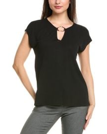 Anne Klein Keyhole Top ShopSimon at Shop Simon