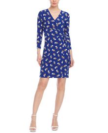 Anne Klein Luxe Lily Printed Surplice Dress  Reviews - Dresses - Women - Macys at Macys