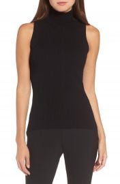 Anne Klein Sleeveless Turtleneck Top at Nordstrom