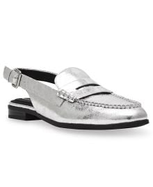 Anne Klein Womens Birdie Slingback Mule Penny Loafers - Macys at Macys