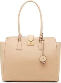 Anne Klein Work Tote with Laptop Case and Convertible Strap at Amazon