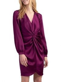 Anne Knotted Satin Dress by Trina Turk at Saks Fifth Avenue