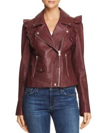 Annika Leather Moto Jacket at Bloomingdales