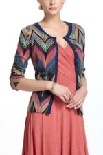 Ann's chevron cardigan at Anthropologie at Anthropologie