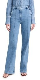 Another Tomorrow Denim Trousers Light Blue Wash 36 at Shopbop