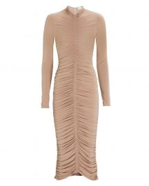 Ansel Ruched Jersey Dress at Intermix