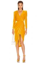 WornOnTV: Vicki’s yellow velvet wrap dress on The Real Housewives of ...