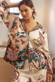 Anthropologie Sarah Gordon Floral Flannel Buttondown Pajama Top Shirt XL NWT Pjs eBay at eBay