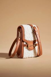 Anthropologie Sherpa Cell Crossbody Bag at Anthropologie