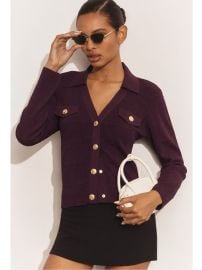 Anthropologie Sweaters Nwt Anthropologie Maeve Collared Button Cardigan Poshmark at Poshmark