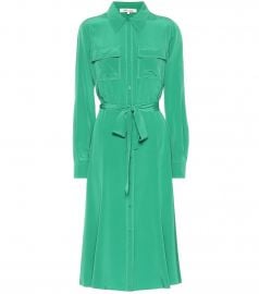 Antonette silk shirt dress at Mytheresa