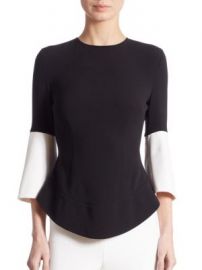 Antonio Berardi - Bell Sleeve Colorblock Blouse at Saks Fifth Avenue