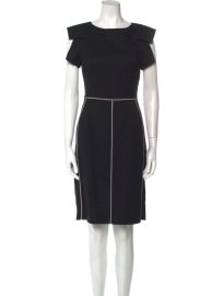 Antonio Berardi Bateau Neckline Knee Length Dress at The Real Real