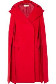 Antonio Berardi Cape Effect Wool and Mohair Coat at Net a Porter