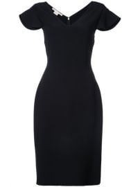 Antonio Berardi Plunge Neck Pencil Dress at Farfetch