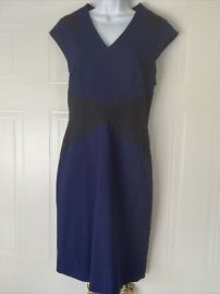 Antonio Melani Playing Favorites Carden Colorblocked Sheath Dress Size 12 eBay at eBay