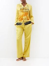Anya Hindmarch Elnett Print Silk Pyjamas at Net a Porter