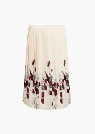 Anya Skirt in Cream Multi KHAITE at Khaite