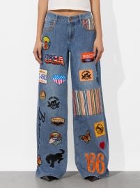 Ao X Bronco Trish Jean In Brooklyn Blue Alice Olivia at Alice + Olivia